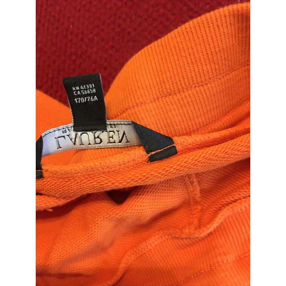 Ralph Lauren orange Cotton shorts size Lg - 2 pockets - Picture 3 of 9
